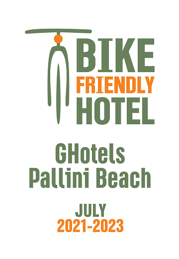 2nd hotel from the GHotels family of Halkidiki with the certification of BIKE FRIENDLY HOTELS